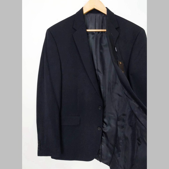 Dockers Men's Classic-Fit Black Suit Blazer Jacket - Picture 5 of 12
